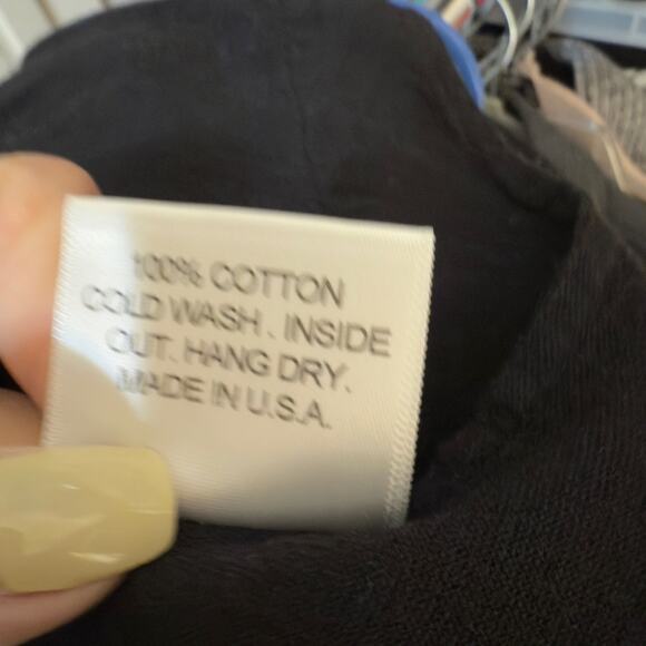 Lauriejo handmade women’s so. XL black tunic floral, boho feminine #3634 - Picture 5 of 6